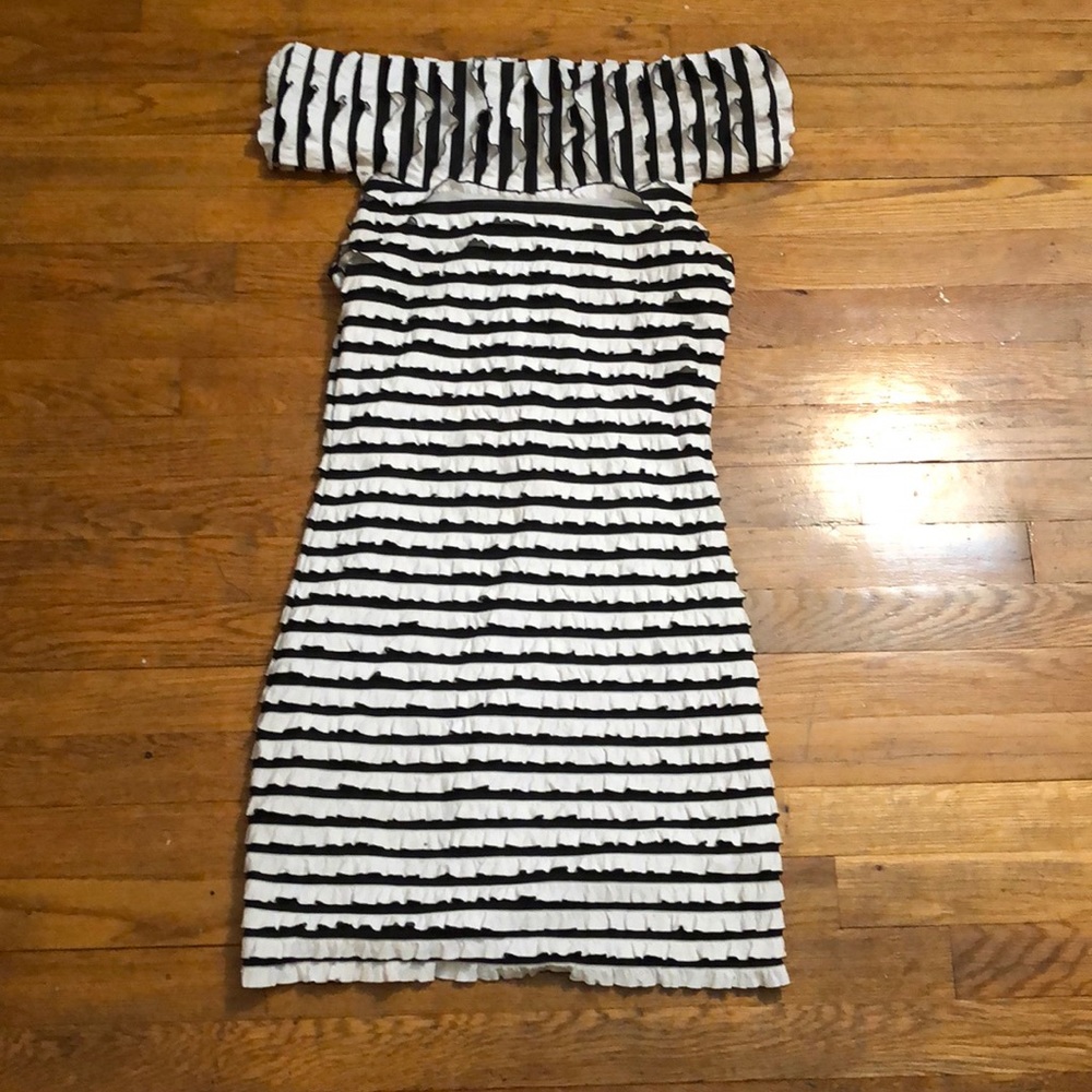 Fitted off the shoulder dress